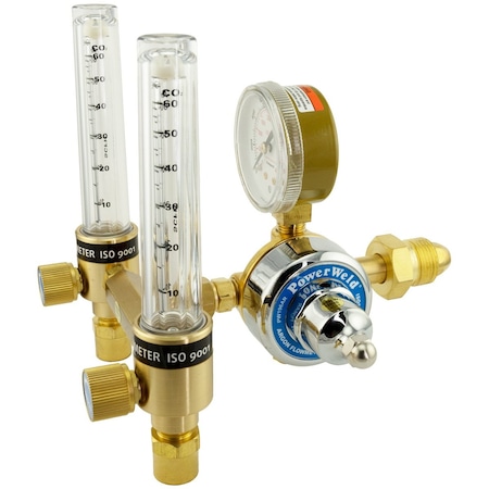 Powerweld Dual Argon Flowmeter PW196AR